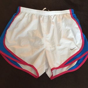 White Nike Dri-Fit Shorts